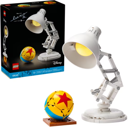 LEGO Ideas Disney Pixar Luxo Jr. Room Decor Building Set (21357)