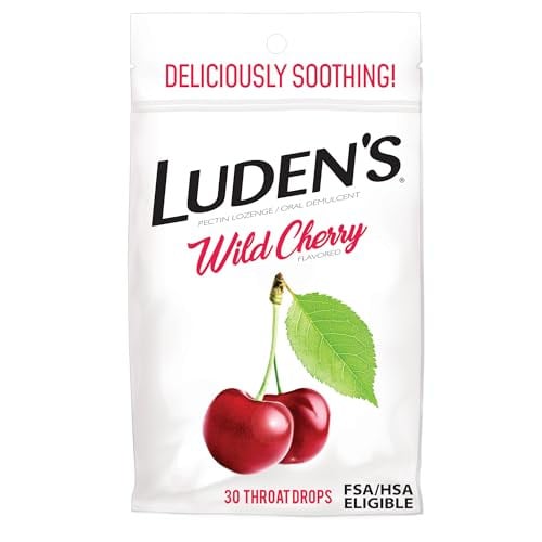 Luden's Throat Relief Lozenges 30-Count (Wild Cherry) Deal