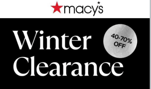Macy's Winter Clearance Sale