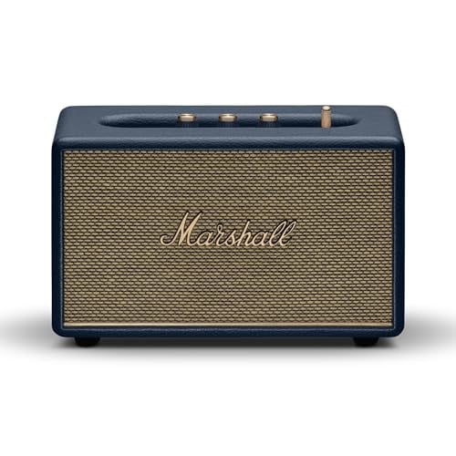 Marshall Acton III Bluetooth Home Speaker, Midnight Blue