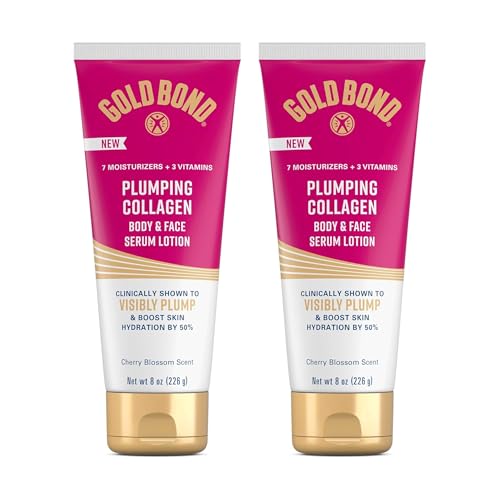 Gold Bond Plumping Collagen Body & Face Serum Lotion 2-Pack 8-Oz Deal