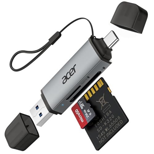 acer SD Card Reader USB C Dual Slots USB 3.0 Deal