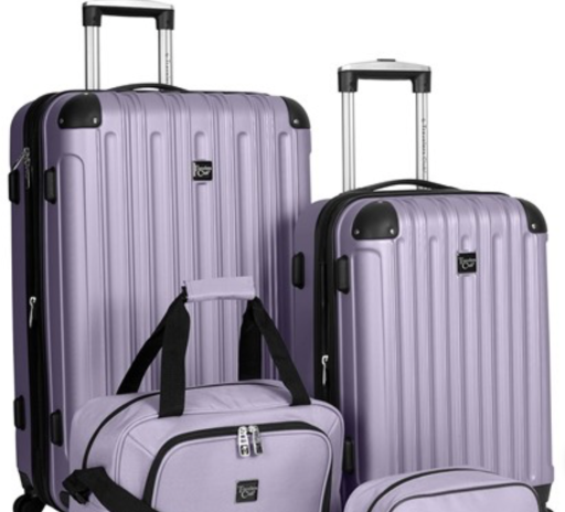 Travelers Club Expandable Midtown Hardside 4-Piece Luggage Travel Set Deal