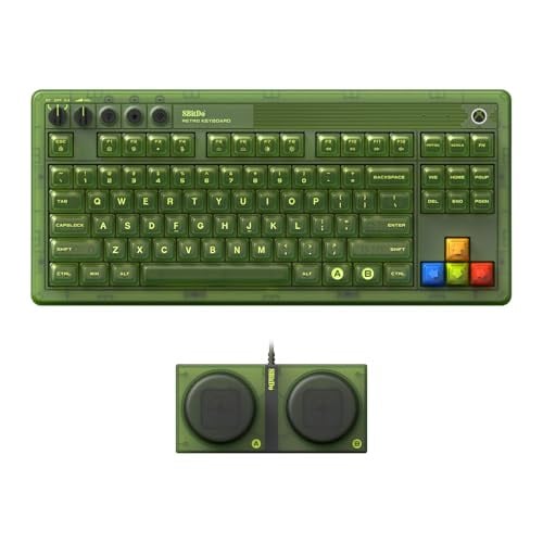8BitDo Retro 87-Key Wireless RGB Mechanical Gaming Keyboard (Xbox Edition)