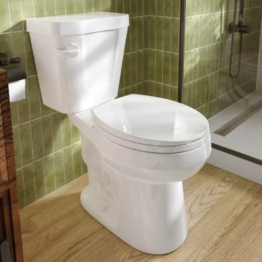 HOROW 17 in. ADA Chair Height 2-piece 1.28 GPF Single Flush Round Toilet