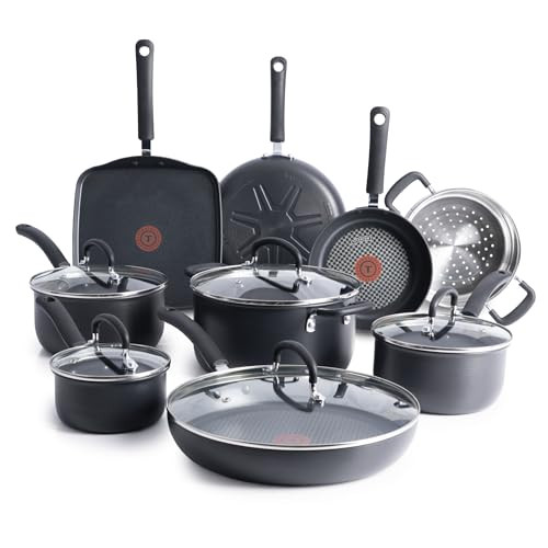 T-fal Ultimate Hard Anodized Nonstick Cookware Set 14 Piece