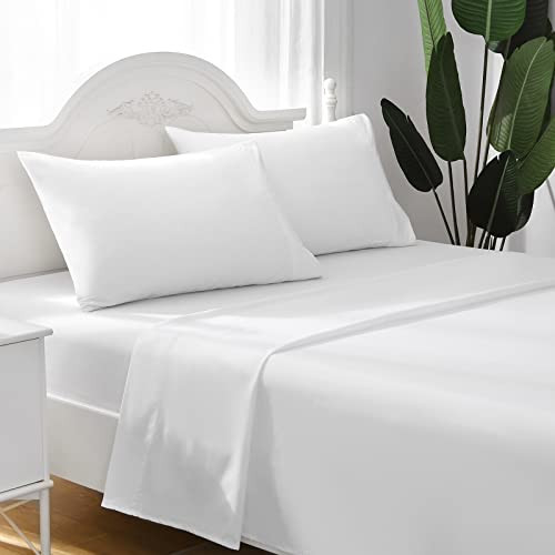 ILAVANDE White Sheets Set 4 Piece