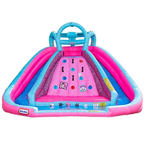 L.O.L. Surprise Inflatable River Race Water Slide with Blower