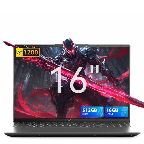 KAIGERR Light Gaming Laptop 16GB DDR4 512GB SSD 1920P FHD Display Deal
