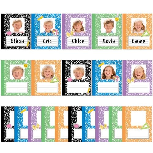Back to School Photo Notebook Set 50-Piece
