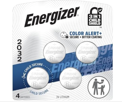 Energizer Batteries  2032 4-Pack Deal
