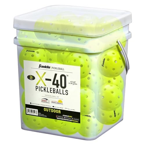 Franklin Sports X-40 Outdoor Pickleballs 36-Count