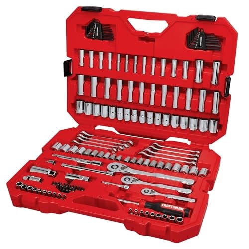 CRAFTSMAN 135 Pcs Mechanic Tool Set, 1/4, 1/2 and 3/8 Inch Drive SAE and Metric Deal