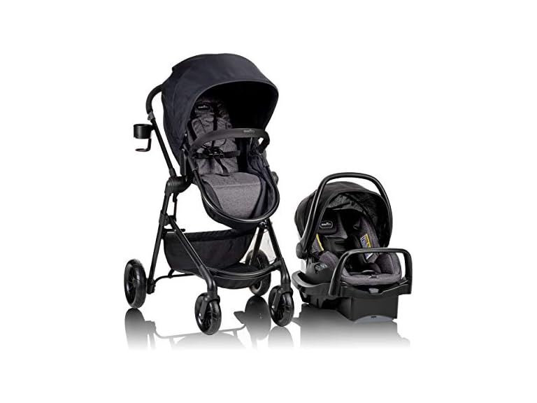 Evenflo Pivot Modular Travel System with LiteMax Infant Car Seat (Casual Gray) Deal