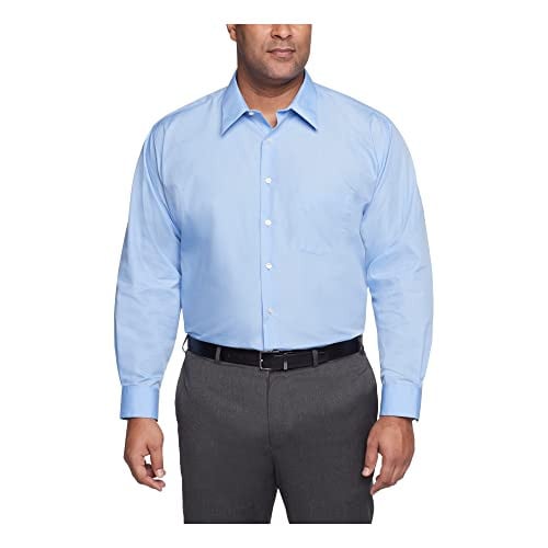 Van Heusen Men's Big Fit Poplin Dress Shirt (Big & Tall)
