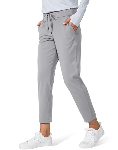Women's Pants 2 Deep Pockets 7/8 Stretch Sweatpants Deal