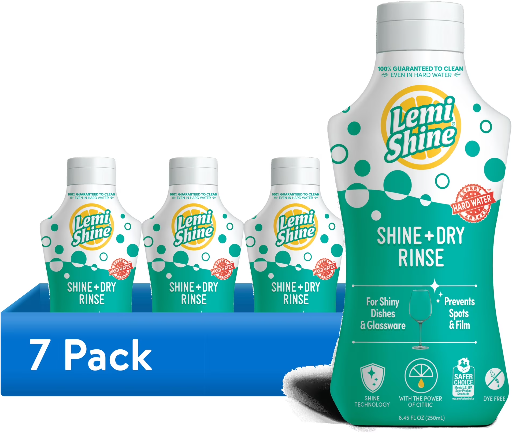 Lemi Shine Shine + Dry Dishwasher Rinse Aid 7-Pack Deal