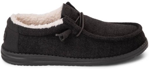 Hey Dude Men's Wally Fleece Casual Shoes Warm Grey