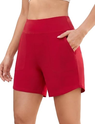 Women's 6" Athletic Shorts with Pockets Deal