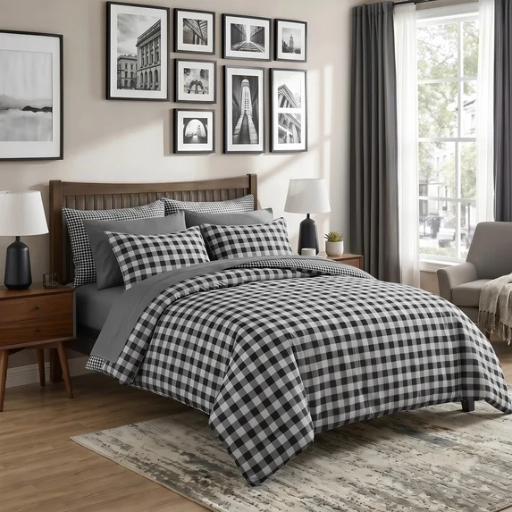 Regency Heights Queen Size Bed in a Bag, 9 Pieces Deal