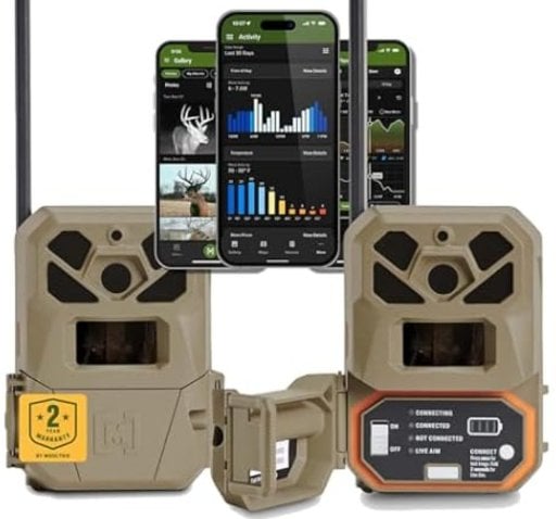 Moultrie Edge 2 Pro Cellular Trail Camera 4G LTE 40MP 1440P No-Glow AI Detection Deal