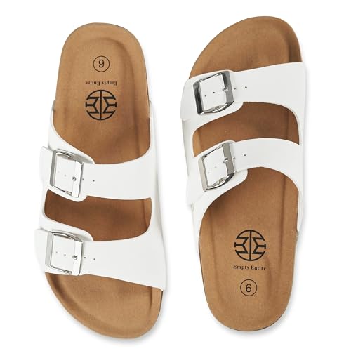 Women's Faux Leather Slide Sandals