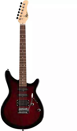 Rogue RR100 Rocketeer Electric Guitar in Wine Burst Deal