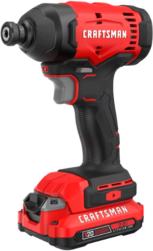 Craftsman V20 20V Max 1/4" Cordless Impact Driver Kit