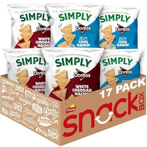 Doritos White Cheddar Nacho and Zesty Ranch Variety Pack (17-Pack) Deal