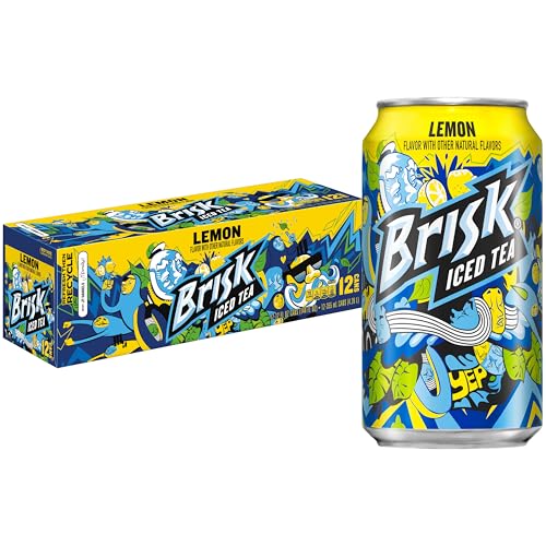 Brisk Iced Tea, Lemon Cans (12 Count, 12 Fl Oz Each) Deal