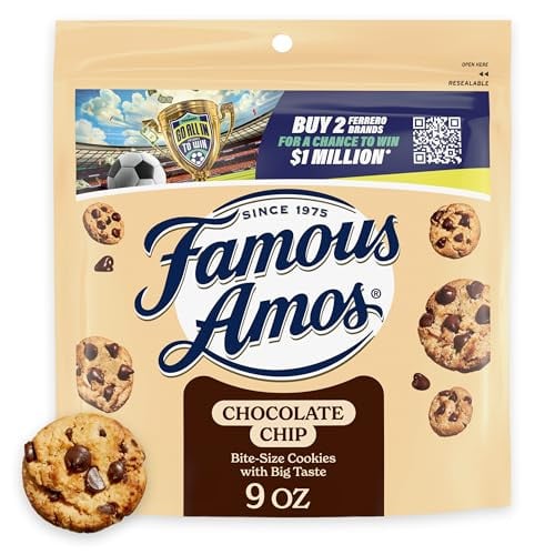 Famous Amos Classic Chocolate Chip Cookies 3-Pack Deal