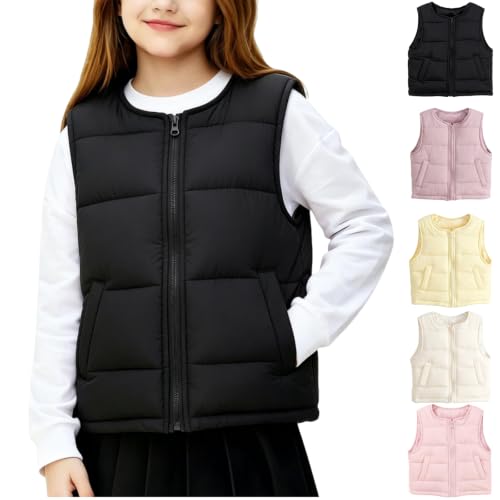 Girls Puffer Vest Lightweight Sleeveless Fall Winter Jacket Coat Deal