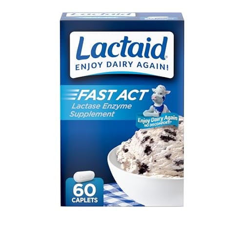 Lactaid Fast Act Lactose Intolerance Relief Caplets 60 Count Deal