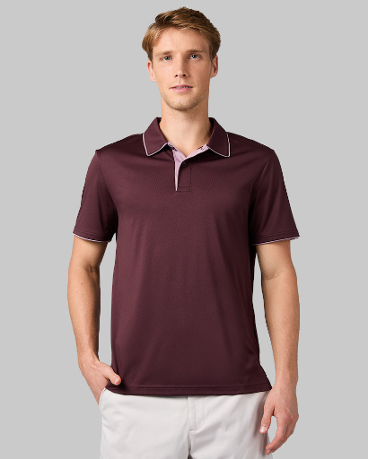 32 Degrees Men's Stretch Flow Tipped Polo Deal