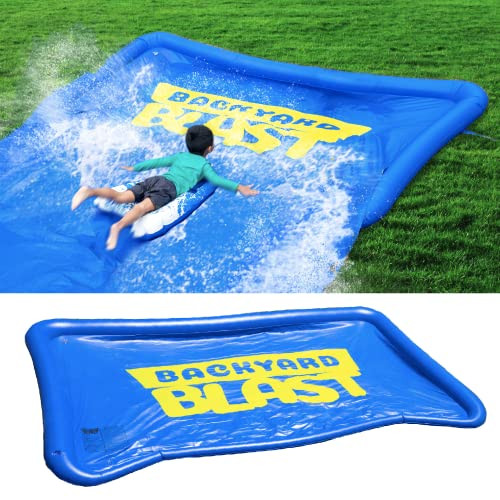 BACKYARD BLAST 10’ x 6’ Splash Zone, Water Slide Splash Pad Accessory