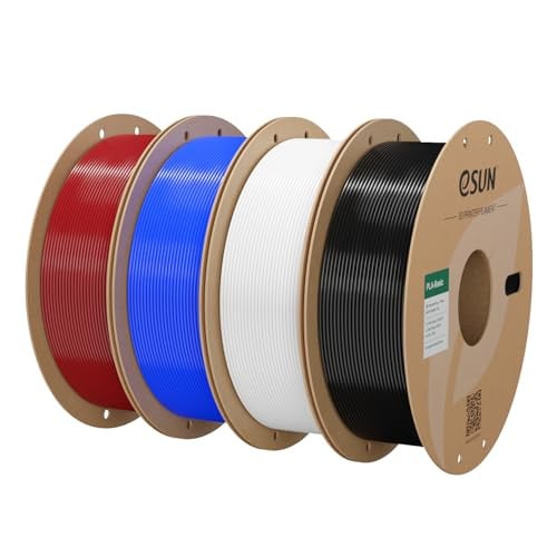 eSUN PLA Basic Filament 1.75mm 1KG Spool 4-Pack Deal