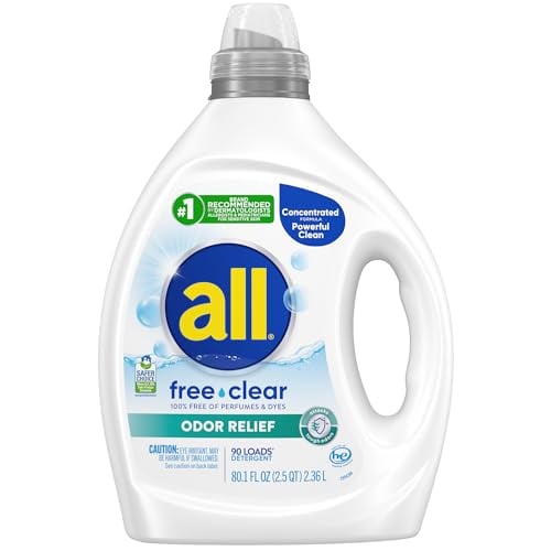 ALL FREE & CLEAR Liquid Laundry Detergent 90 Loads