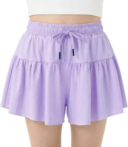 Stelle Girls Flowy 2-in-1 Butterfly Shorts with Pocket Deal