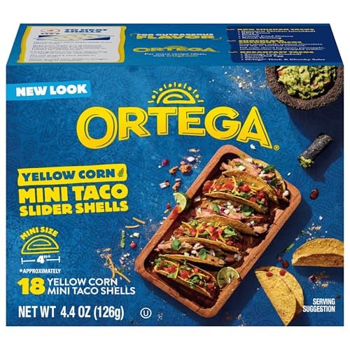 Ortega Mini Taco Slider Shells, Yellow Corn, 4.4 Ounce, 18 Shells Deal