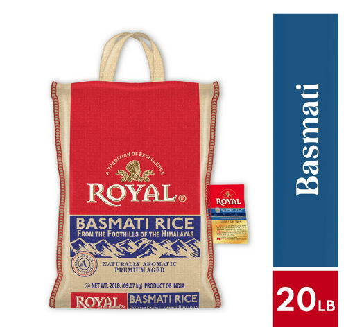 Royal Basmati Rice 20 lb.