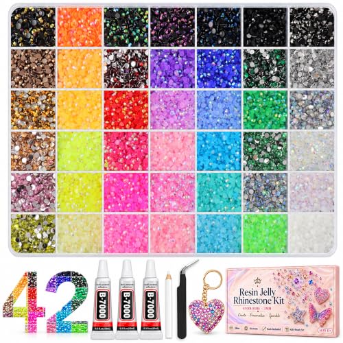Arkuurix Resin Jelly Rhinestones Bedazzling Kit, 32000 Count Deal
