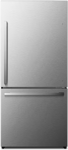 Hisense PureSpace 17.2-cu ft Counter-Depth 32-in Wide Bottom-Freezer Refrigerator