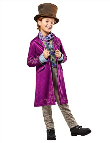 Rubies Wonka Willy Wonka Costume for Kids, Boy's Small