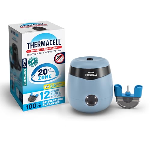 Thermacell E-ZoneGuard Patio Rechargeable Mosquito Repeller 5.5-Hr Battery