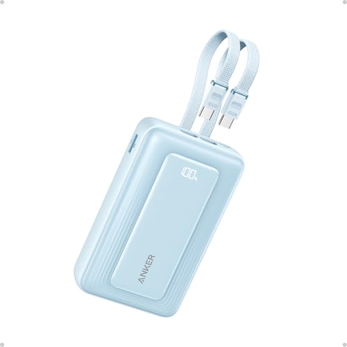 Anker Power Bank 20,000mAh 45W Dual Built-in USB-C Cables Deal