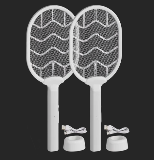 Rechargeable 3000V Electric Fly Swatters 2-Pack Deal