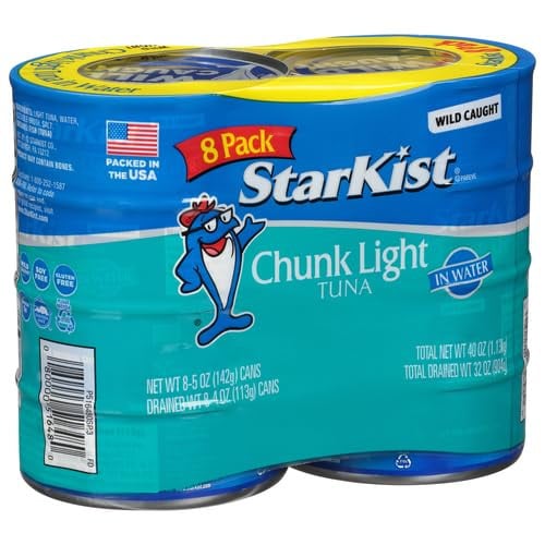 StarKist Chunk Light Tuna in Water 5 Ounce (Pack of 8) Deal