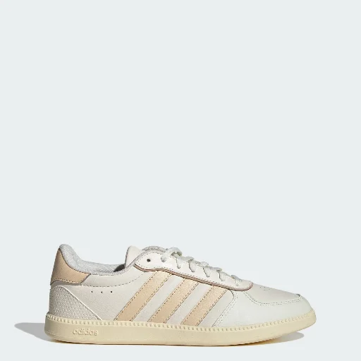 Adidas Women's Breaknet Sleek Shoes (Grey One/Silver Metallic or Court Green/Cloud White)