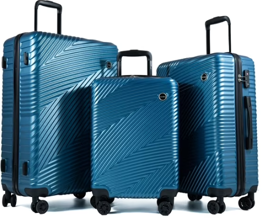 Tripcomp Hardside Luggage 3 Piece Set (20in, 24in, 28in)