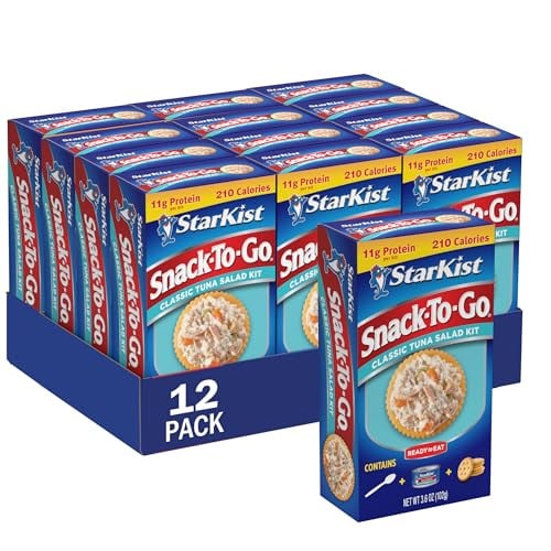 StarKist Snack-To-Go Ready to Eat Meals Tuna Salad Kit 12-Pack Deal